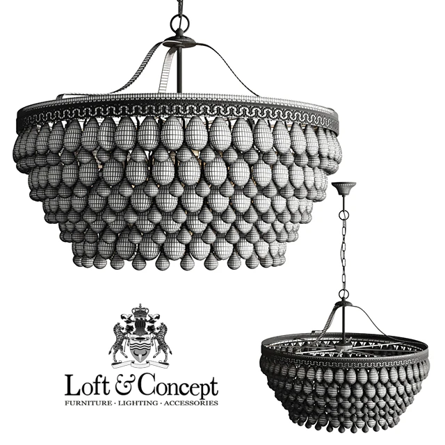 Chandelier Clarissa Glass Drop Petite Round Chandelier — Descargar