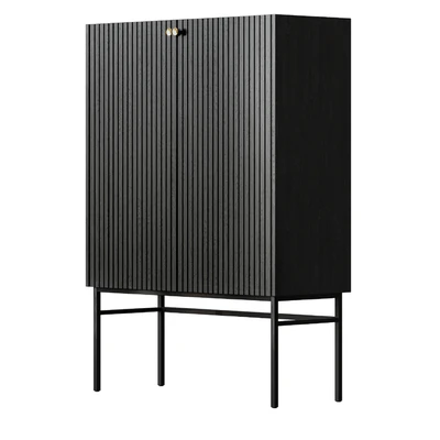 Rowico Home Halifax Cabinet Black — Ver 5