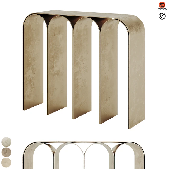 Golden Arch Console By Pietro Franceschini — Download