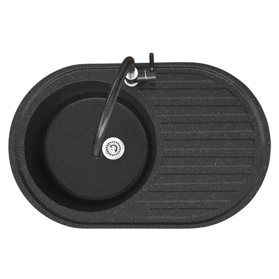 Мойка Fabiano Arc Black И Смеситель Fabiano Fkm Set — Вид 4