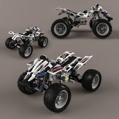 Lego Technic Quad-Bike — Ver 1