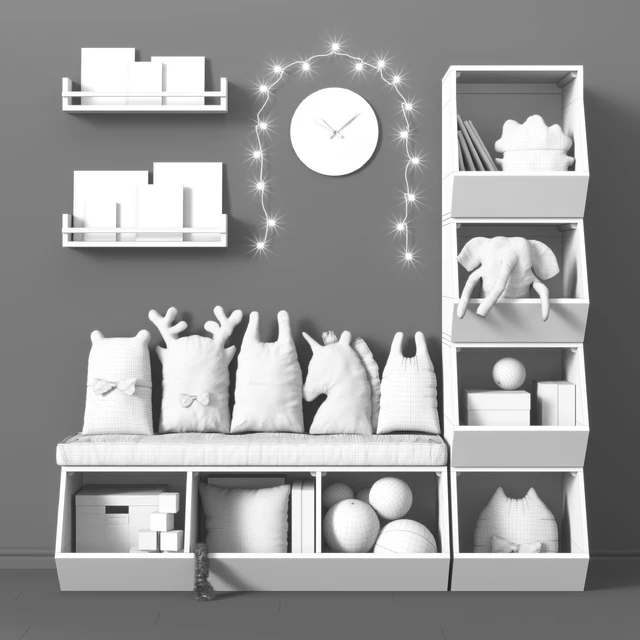 Toys and furniture set 36 — Descargar