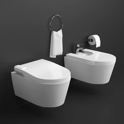 Roca Inspira Wellness Toilet and Bidet — Ver 1