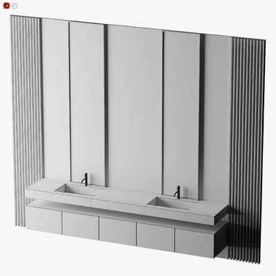 Concrete Bathroom — Ver 4