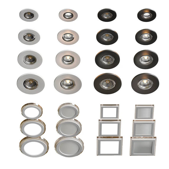 Recessed luminaires delta light 4 kinds — Descargar