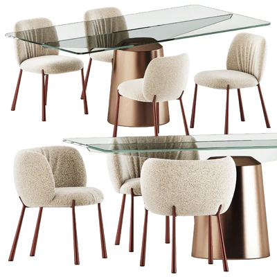 Mys Chairs and Spike Table by Midj — Вид 1