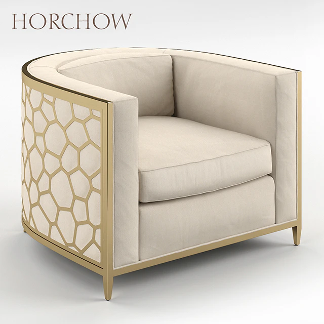 Golden Curved Chair Horchow — Descargar