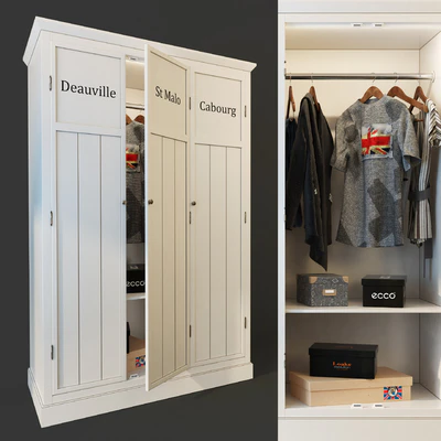 Wardrobe tricuspid "Palermo". Whatnot — Ver 1