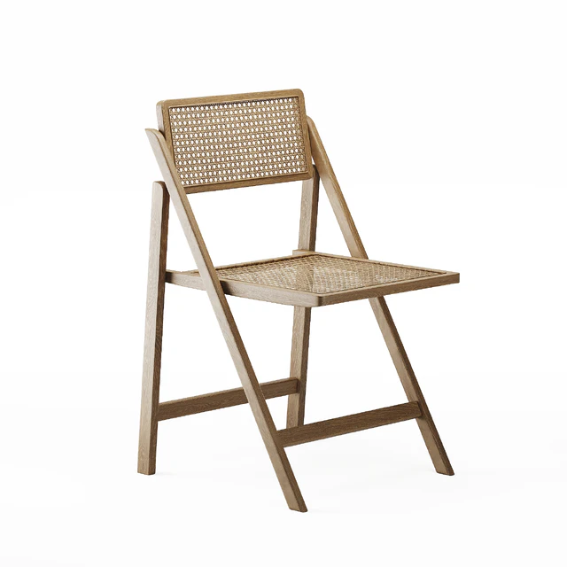 Zara Home RATTAN AND WOOD FOLDING CHAIR — Descargar