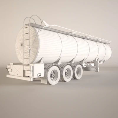 Gasoline Fuel Tanker Trailer - Полуприцеп цистерна для перевозки топлива — Вид 2
