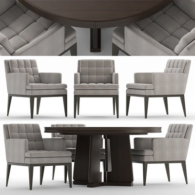 Table and chairs baker DINING CHAIR1 — Ver 1