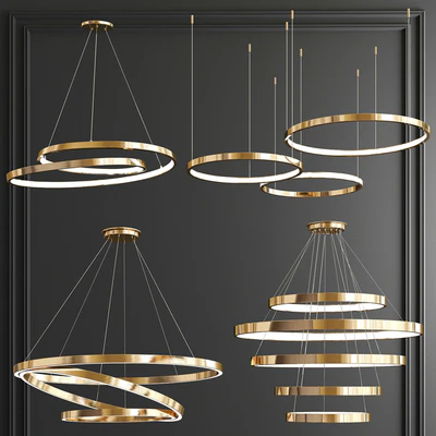 Four Exclusive Chandelier Collection 42 Rings — Ver 1