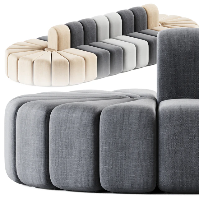 Modul Two-sided Sofa Bob by Bla Station / Двухсторонний диван — Скачать