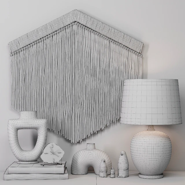 Teddy and Wool Macrame Decor Set 03 — Descargar