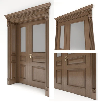 mehkomnatnaya door with glass in 1300 — Ver 2
