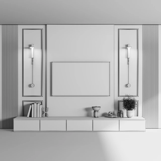 Tv Wall Set 04 — Скачать