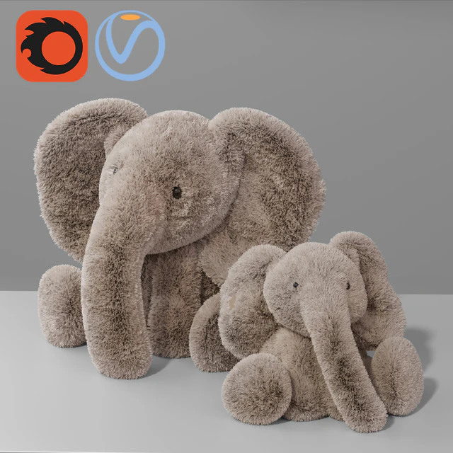 Baby Elephant Plush Toy for Kid — Descargar