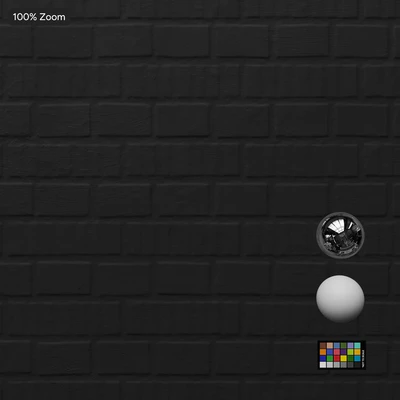 grooved english bond brick wall texture black — Вид 5