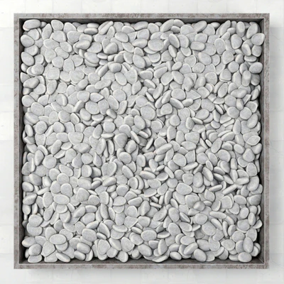 Large form with pebbles / Big form pebble — Ver 3