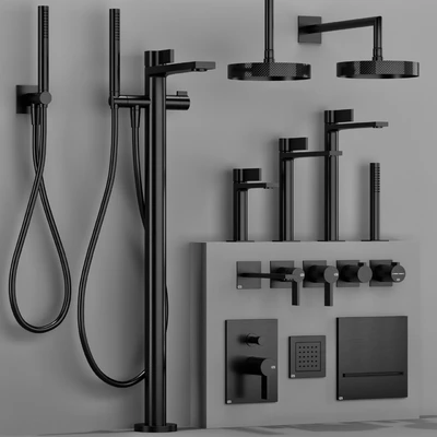 GESSI INVERSO RIGATO bathroom faucet set — Ver 5