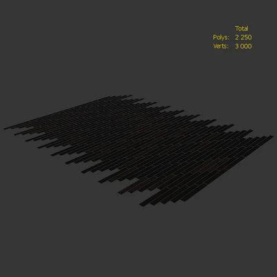 Wood floor Oak (Castle Brown Wild Wood) — Ver 4