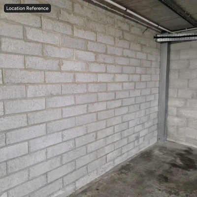 slim concrete block wall texture white — View 7