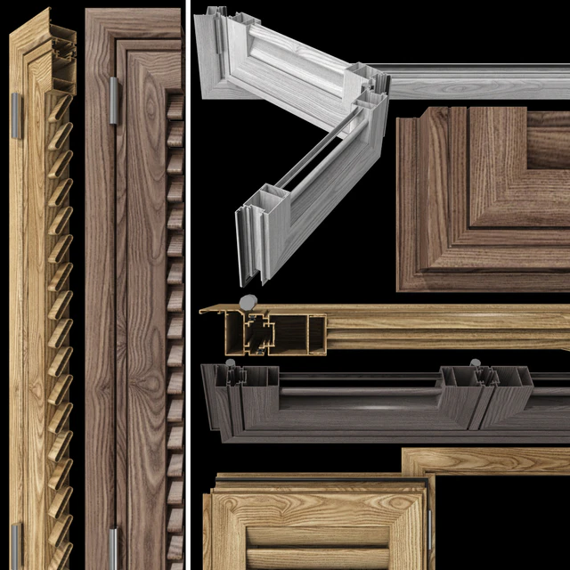 Wooden shutter blind system for windows and doors — Descargar