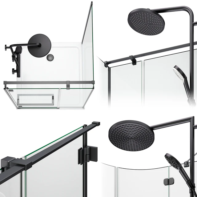 Душевые кабины Radaway Carena black — Скачать