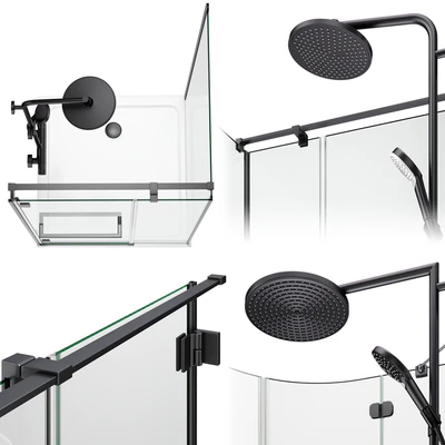Душевые кабины Radaway Carena black — Вид 6