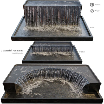 Waterfall fountains Grand Cascade — Вид 1