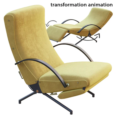 AVE TECNO P40 Lounge Chair by Borsani 1950 — Ver 1