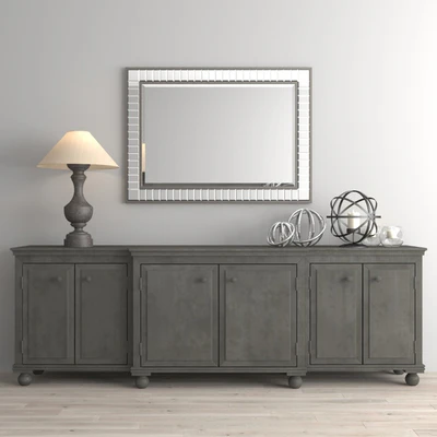 Zinc Media Console with decor — Ver 1