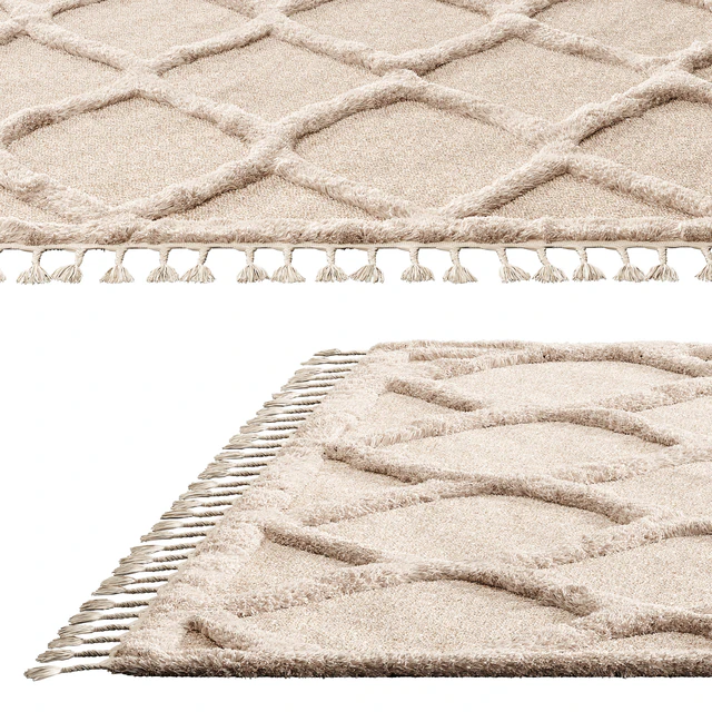 nuLOOM Raised Ogee Trellis Nursery Area Rug — Descargar