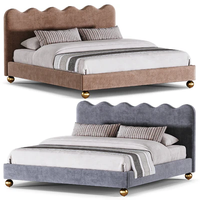 Ripple King Bed — Ver 1