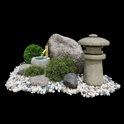 Сад камней. Цукубай / Rock garden. Tsukubai — Вид 5