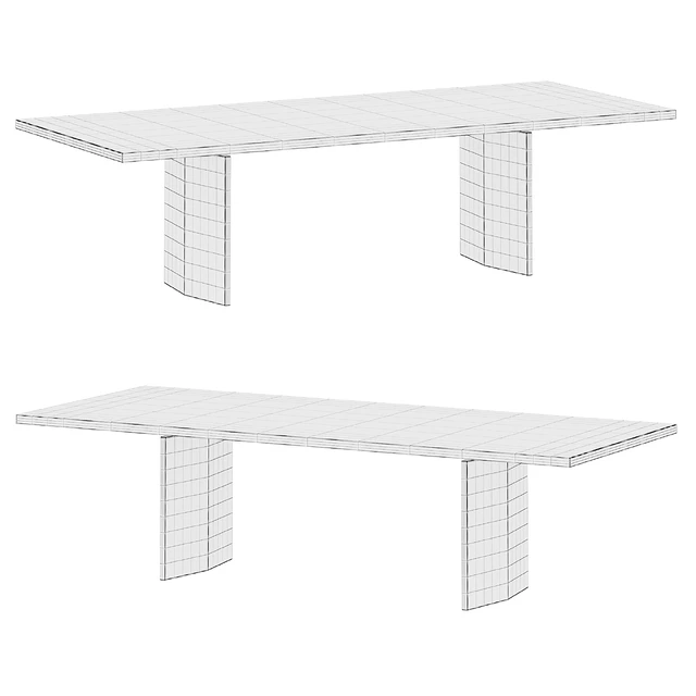 Morgan table by Minotti — Скачать