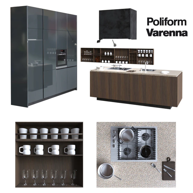 POLIFORM KITCHEN COLLECTION DESIGN CR &amp; S VARENNA ARTEX 3 — Descargar