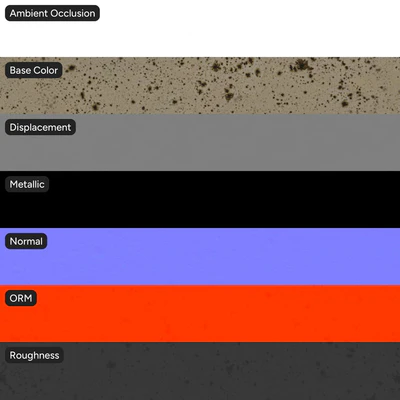 ink spot glazed ceramic pottery texture oatmeal — Ver 7