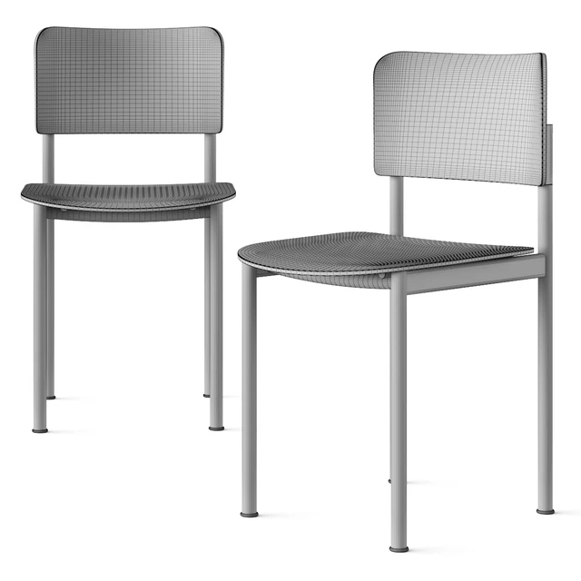 Fredericia Plan 3412 Wooden Seat Chair — Скачать
