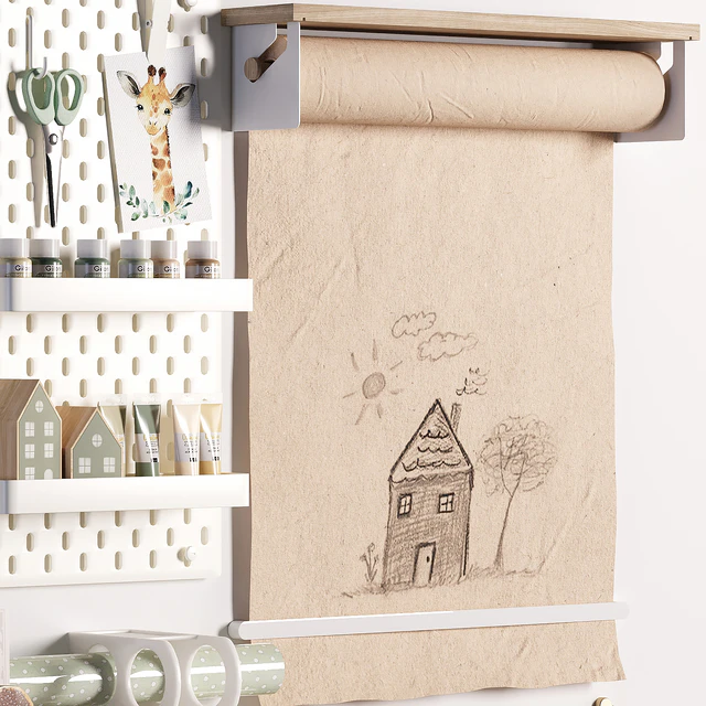 Ikea SKADIS Pegboard , Wall Mounted Easel & Decor for Teenagers and Kids 081 — Скачать