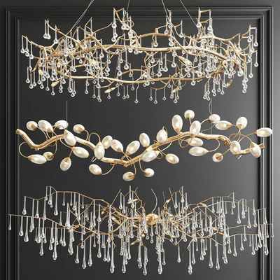 Serip Lotus Bijout Chandelier - 3 types — Ver 1