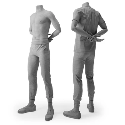 Mannequin, tracksuit — Ver 4