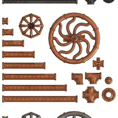 steampunk pipe — Ver 5