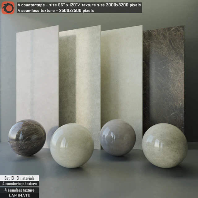Laminate countertops & Seamless texture Set 13 — Descargar
