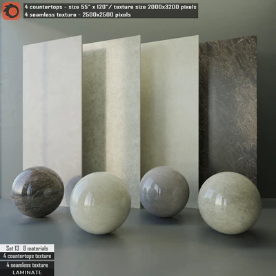 Laminate countertops & Seamless texture Set 13 — Ver 1