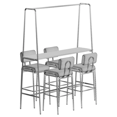 Cosmo Bar Stool and Table 2 — Вид 3