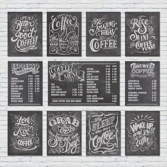 Cafe chalkboards — Скачать