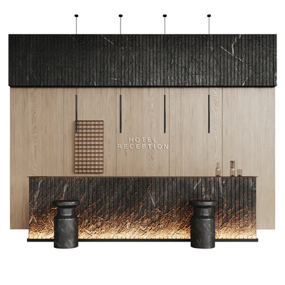 Stone natural hotel reception — Ver 1