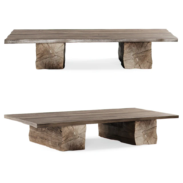 Wooden coffee table / Деревянный журнальный столик — Скачать