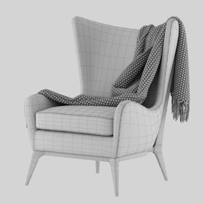 Armchair Caracole Classic Gray — Ver 3